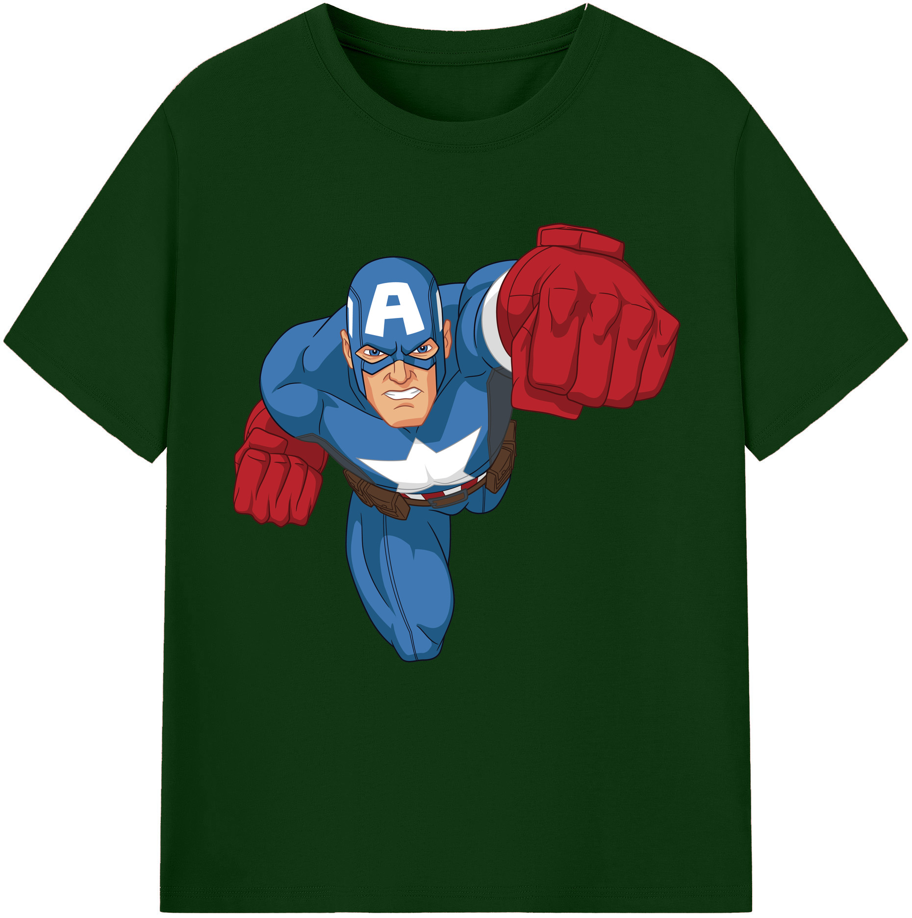 （画像用） アベンジャーズ The Avengers 綿100％半袖Tシャツ（フロントプリント）